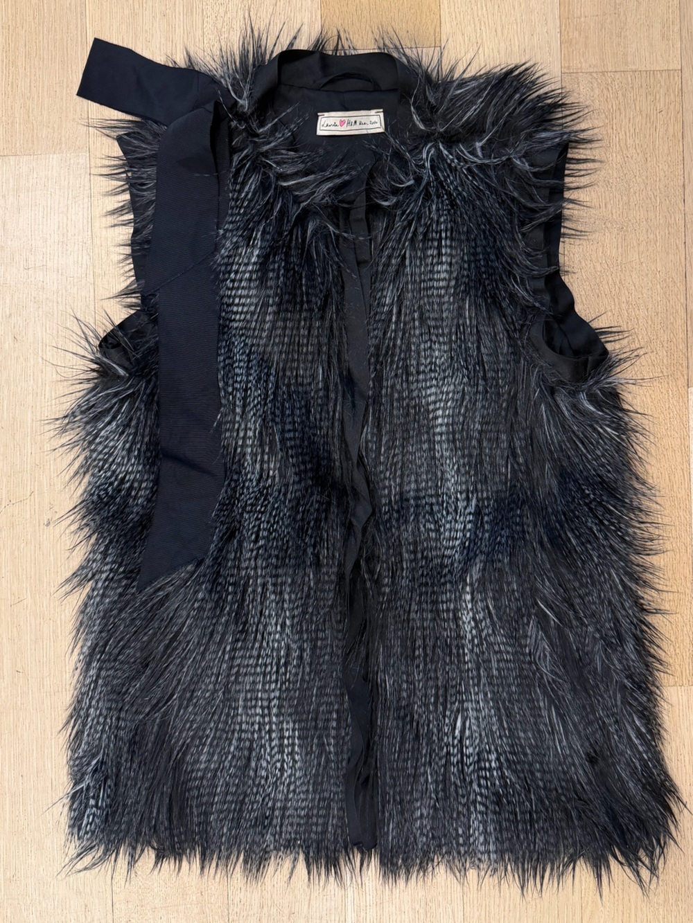 Lanvin x H&M faux fur vest